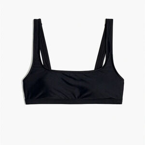 Madewell second wave balconette bikini top Black Medium